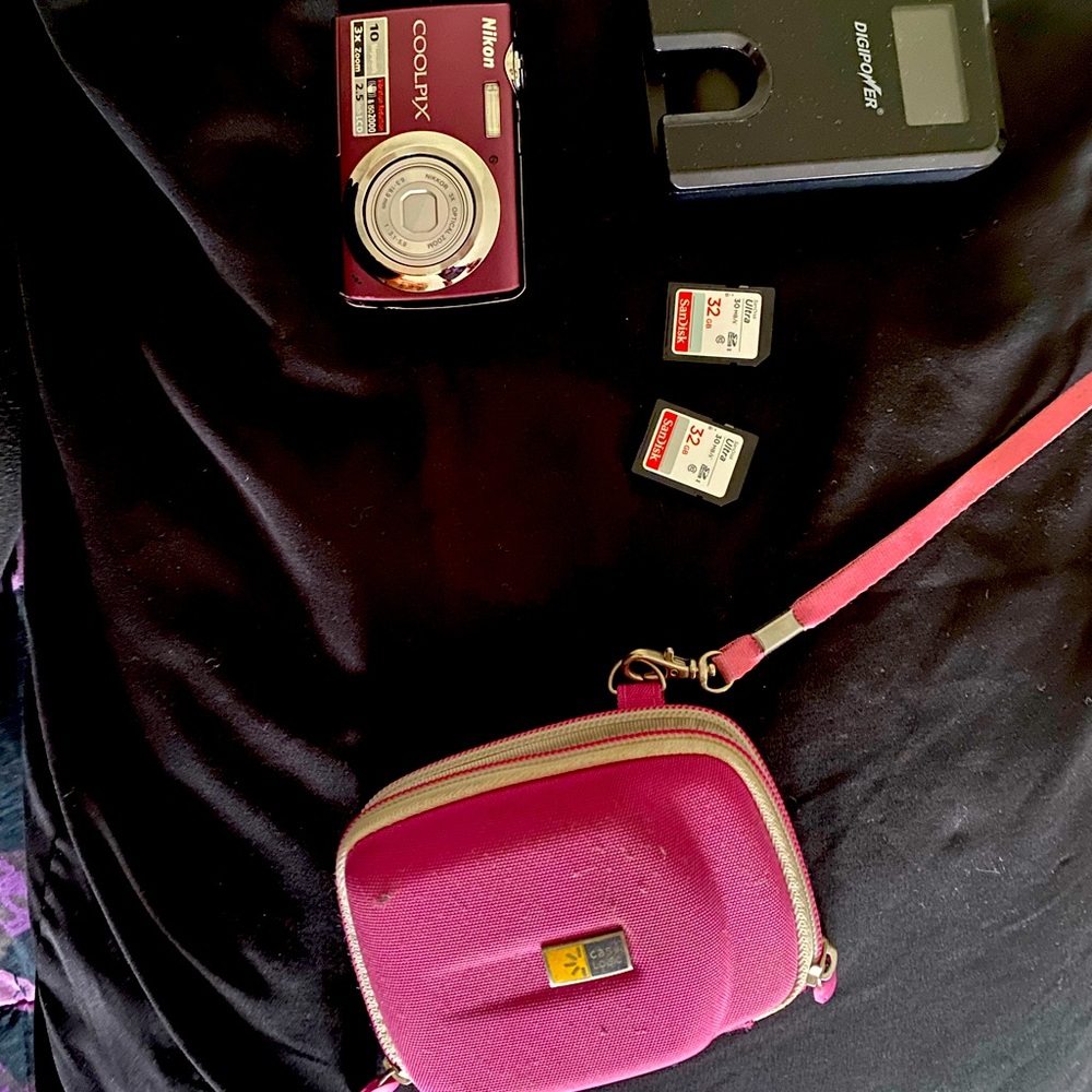 Purple cool pix digital camera